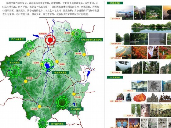 县城道路景观案例资料下载-[潍坊]县城总体景观规划方案