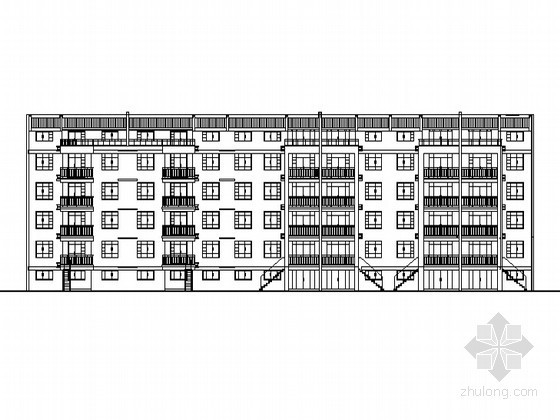 [连云港]某小区二期工程-阳光排屋建筑施工图(7号楼)