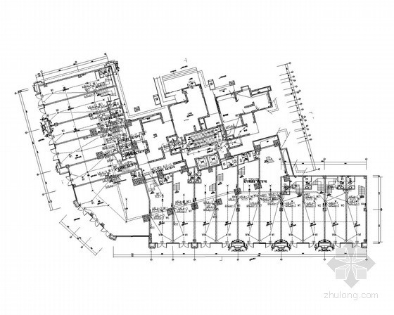 弱电智能化系统CAD图例资料下载-[四川]知名广场高层商住楼强弱电施工图80张