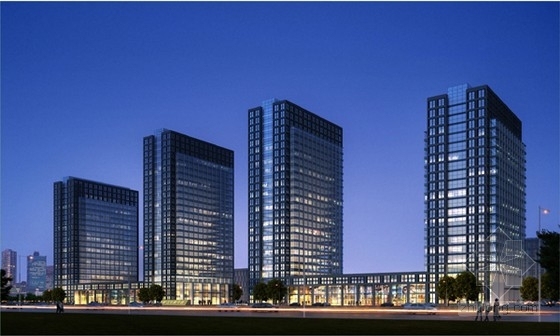 法国一栋翻修乡村住宅资料下载-10万平两栋高层及一栋多层创新产业园大楼结构施工图（含建筑图）