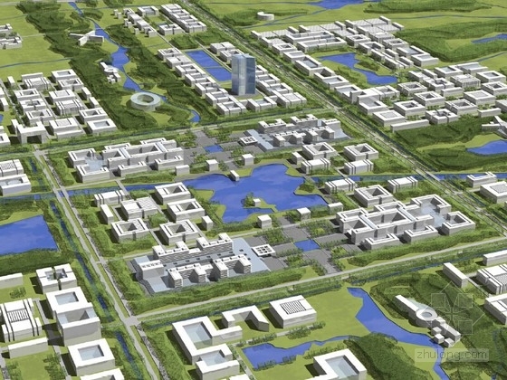 国际医学园区住宅资料下载-[上海]滨湖国际医学园区景观方案设计