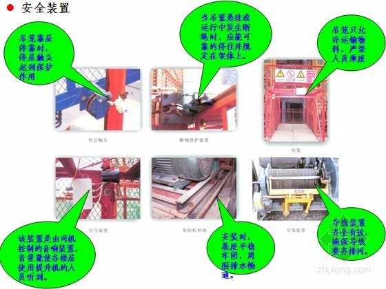 国企编制施工现场安全文明教育培训课件(540页 附图非常丰富)-吊笼安全装置