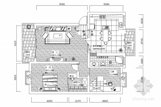 su复式二层资料下载-新古典风格二层复式三居室装修图（含实景照片）