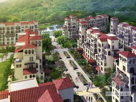 14万平住宅小区建筑设计资料下载-[重庆]某西班牙风情高档住宅小区建筑设计分析