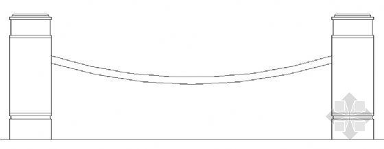 缆索护栏施工放样资料下载-护栏大样图