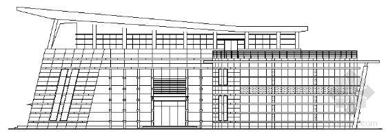 低层框架结构办公楼图纸资料下载-中山市某三层办公楼建筑施工图纸