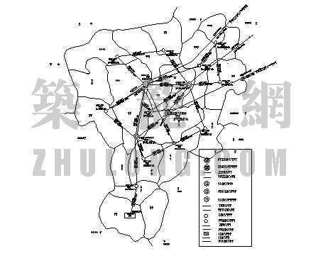 电力工程网电施工资料下载-江西省高压电网规划图