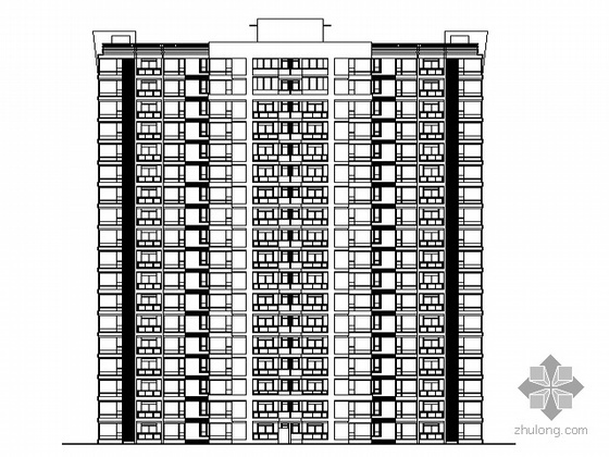 十八层住宅小区资料下载-[江西]某世纪花园住宅小区十八层住宅楼建筑施工套图