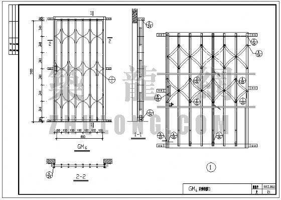 异型建筑设计资料下载-GM6异型铁栅门