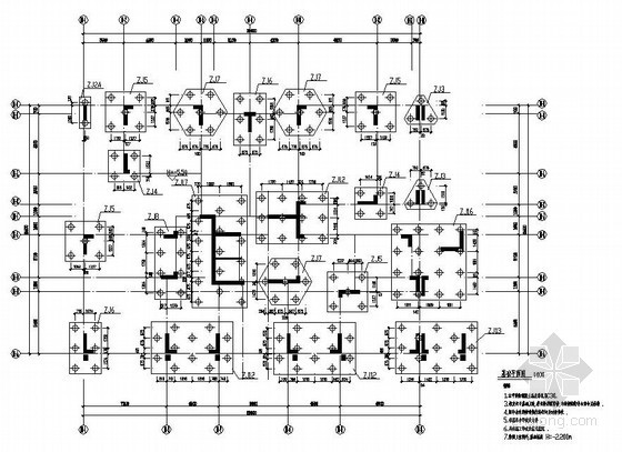 高层建筑框剪设计图资料下载-广东某18层框剪结构设计图