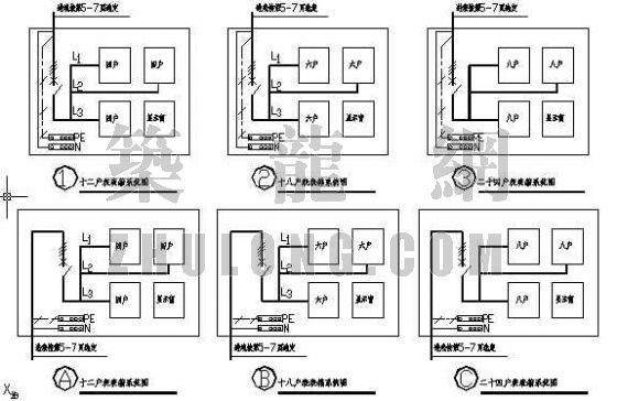 09DX003电气CAD图集资料下载-住宅电气安装图集