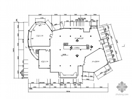 [课程设计]大学生活动中心建筑方案图（含效果图）- 