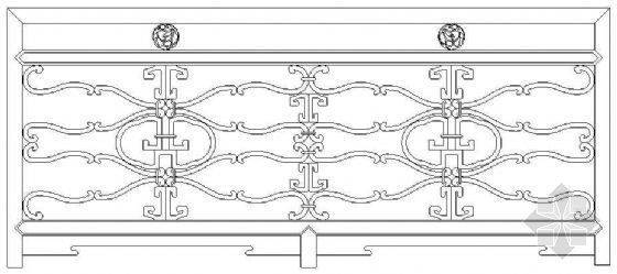 中式su栏杆资料下载-中式栏杆详图12
