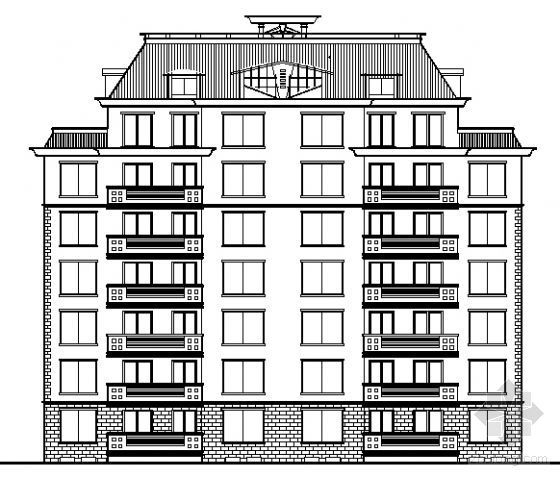 七层住宅楼模板计算资料下载-某小区七层住宅楼建筑扩初图