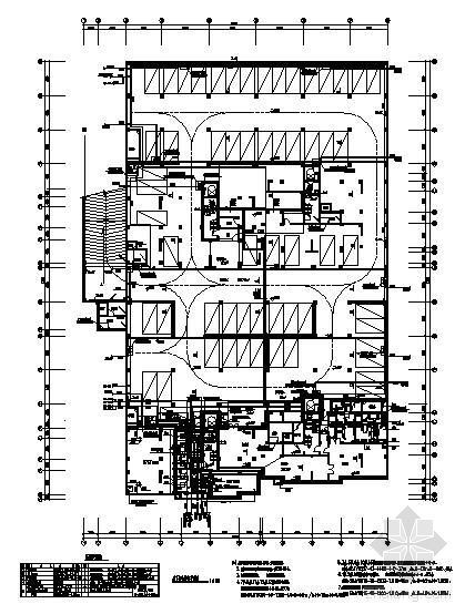 某小区地下室给排水全套图纸（带人防）