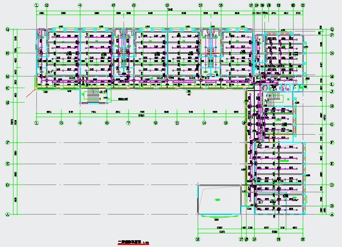 [广东]幼儿园建筑安装工程量招标控制价(含施工图纸)-二层消防平面图