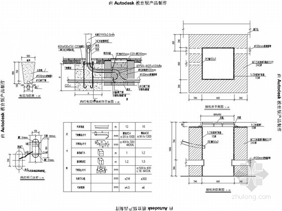 室外路灯设计资料下载-城市次干道工程路灯设计施工图（6张）