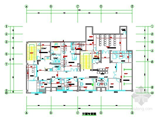 [重庆]社区卫生服务中心装饰工程量清单计价实例(含施工图纸)-平面布置图 