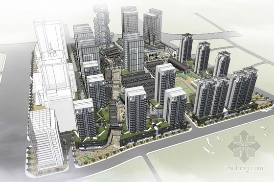 城市建筑综合体设计资料下载-[浙江]地块城市建筑规划设计方案文本