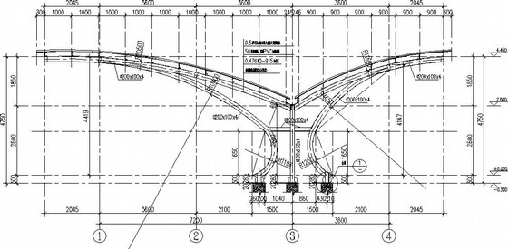 海鸥造型厂房门卫钢结构施工图- 