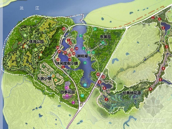 湖南风景区规划资料下载-[常德]风景名胜区概念规划方案