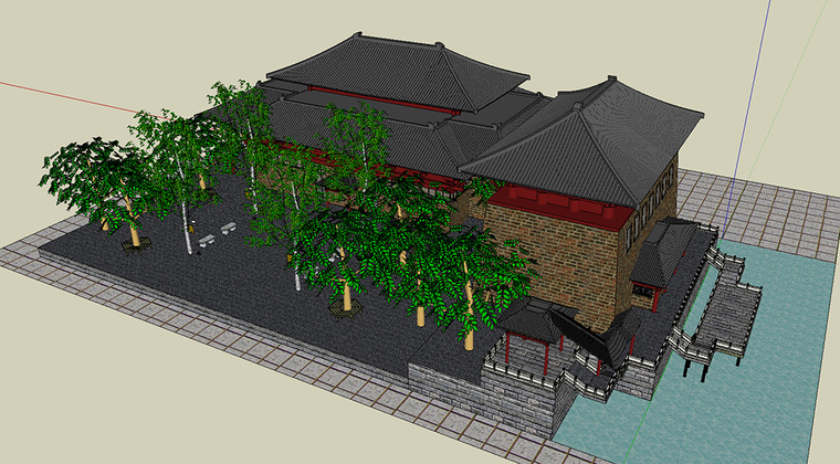 解读古建筑，Sketchup古建模型下载_2