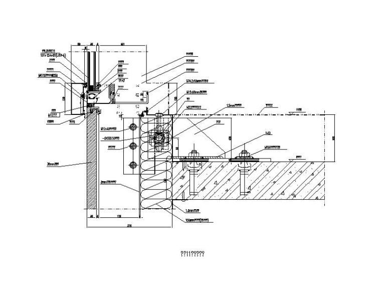 99张单元幕墙节点详图