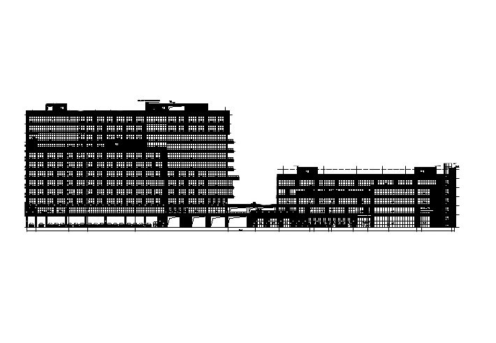 最新的建筑施工图资料下载-[湖南]高层多动能养老中心及综合楼建筑施工图（16年最新）