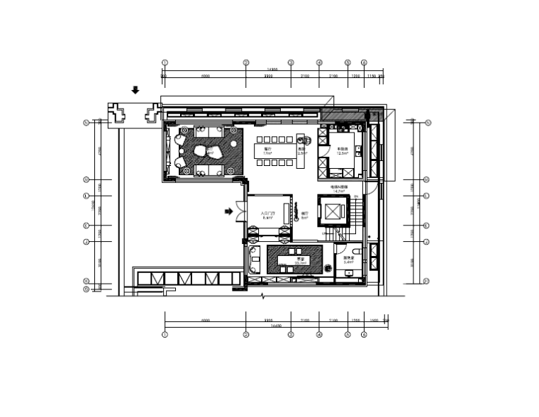 别墅方案封面资料下载-[北京]轻奢别墅40样板房室内施工图（方案+效果图+物料书）