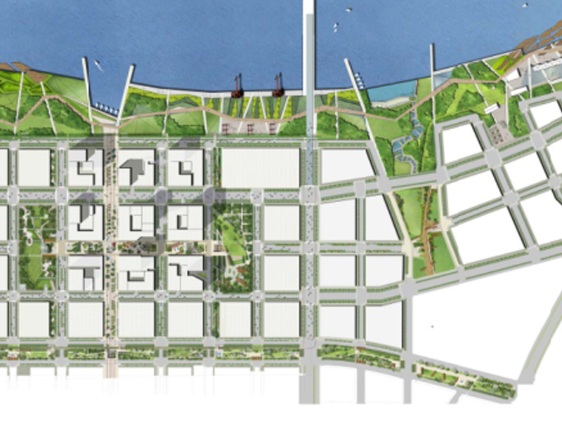 滨海广场平面图图片