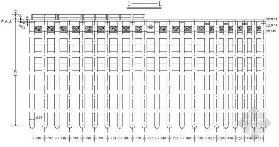 铅丝笼施工方案资料下载-某桥桩+铅丝笼结构丁坝施工图