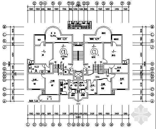 140平米住宅设计资料下载-五室两厅一厨两卫140平米