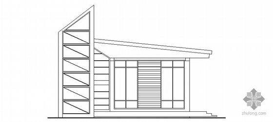 建筑施工大门门头资料下载-某小区大门门卫建筑方案