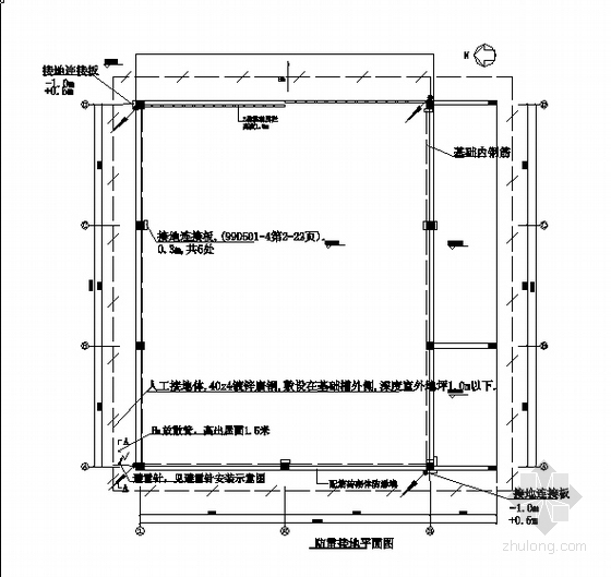 氢气房设计资料下载-某新建氢气罐房工程电气图