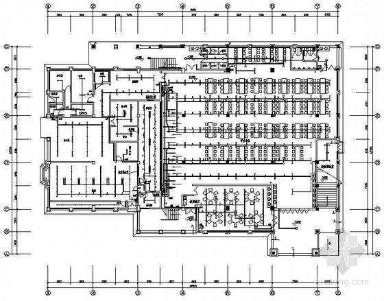 两层综合楼建筑效果图资料下载-广州某学校两层综合楼电气施工图