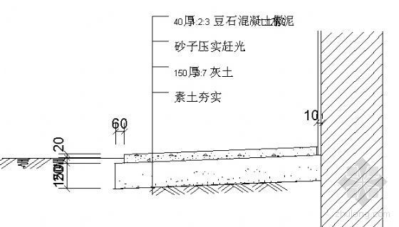 散水处节点做法资料下载-散水节点图2