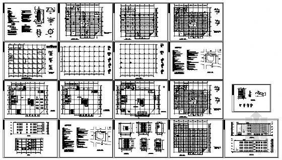 某城市中型商场结构设计图纸-4