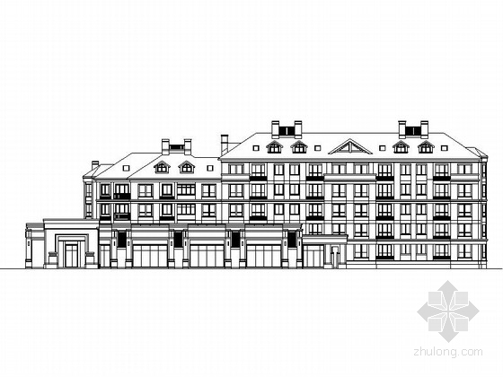 建筑公寓施工图设计资料下载-[北京]5层现代风格公寓建筑设计施工图 （国内知名地产）