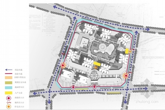 [重庆]简欧式豪华住宅区规划设计方案文本-简欧式豪华住宅区规划设计分析图