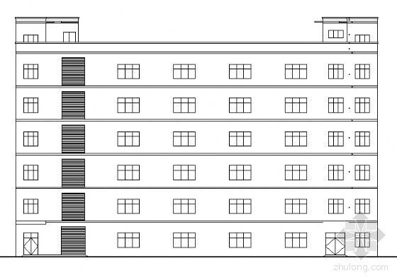 1层厂房建筑施工图资料下载-某六层制衣厂房建筑施工图