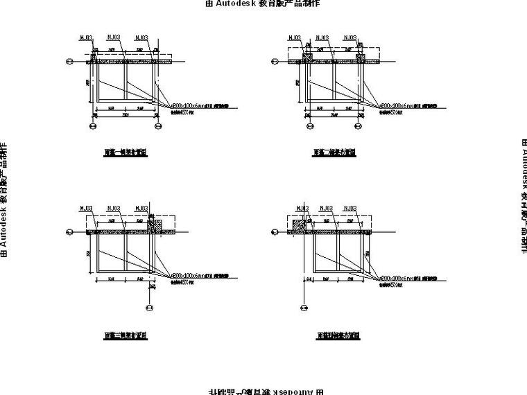 [浙江]高层市级多功能气象局建筑幕墙施工图-高层市级多功能气象局建筑