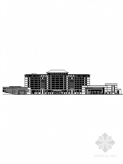 高校施工图资料下载-[广东]现代风格多层高校教学楼建筑设计施工图（2015年图纸）