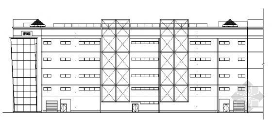 厂房餐厅su资料下载-某四层厂房餐厅建筑施工图