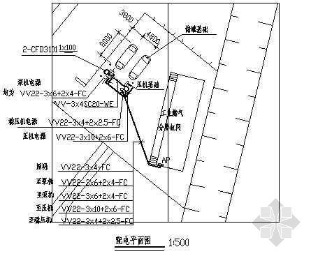 球形储罐cad图资料下载-工业燃气储罐工程电气图