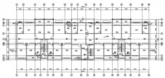 6层住宅户型图纸资料下载-某6层住宅水电成套图纸