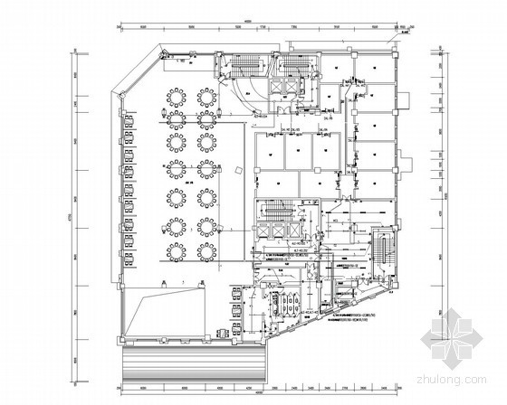 旅馆建筑电气施工图资料下载-商业综合体强弱电施工图（新火规）