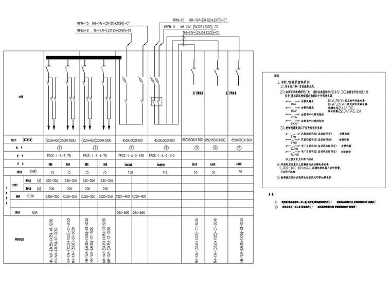 [北京]新盛大厦办公大厦电气施工图（甲级院设计）-水泵房电气系统图