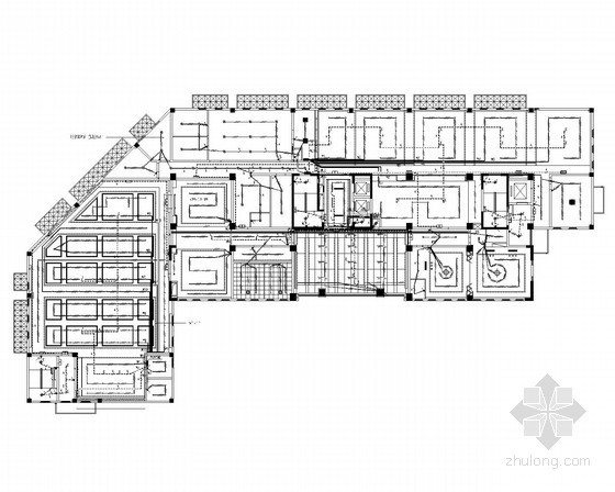 行政中心综合楼施工图资料下载-[浙江]行政福利中心综合楼电施图53张