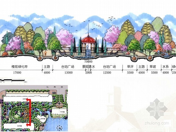 [北京]欧式园林风格居住区景观规划设计方案- 