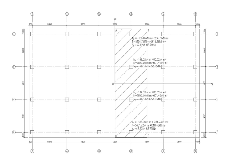 对接焊缝计算例题资料下载-平板式筏板基础例题（PDF，10页）